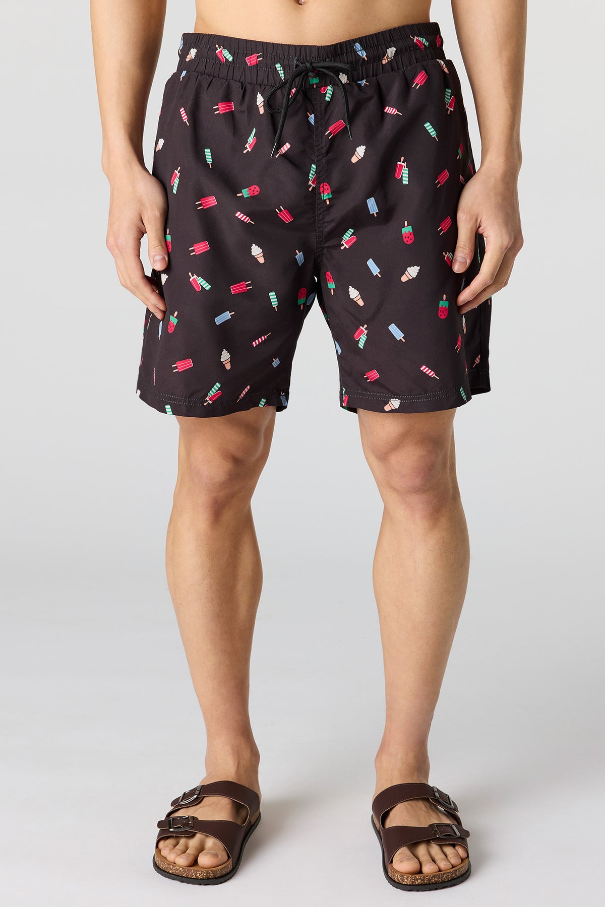 Short de baignade imprimé