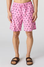 Short de baignade imprimé