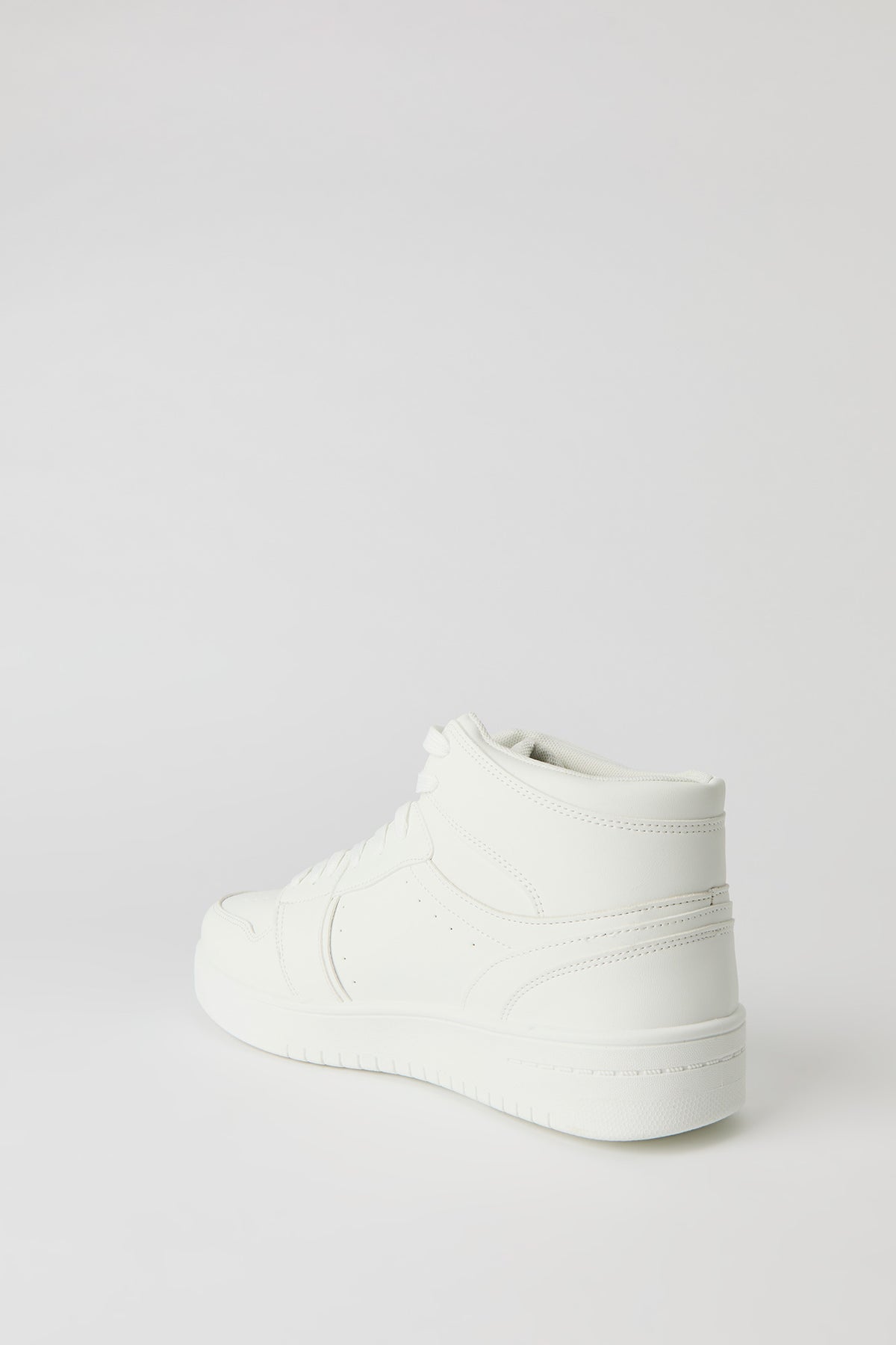 Alt View 3. High Top Sneaker - White