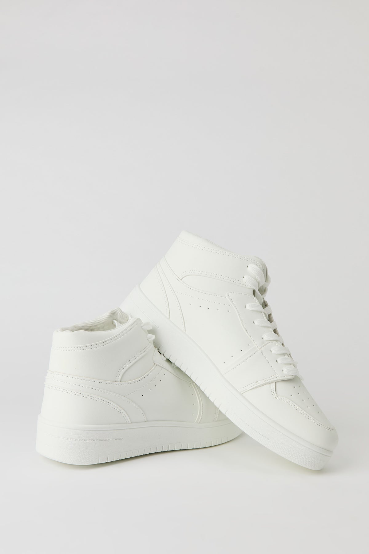 Alt View 4. High Top Sneaker - White