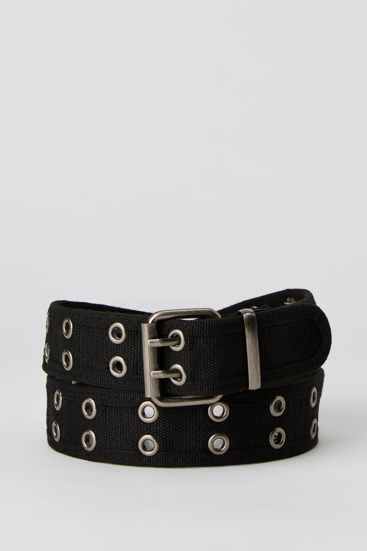 Ceinture en toile avec oeillets doubles