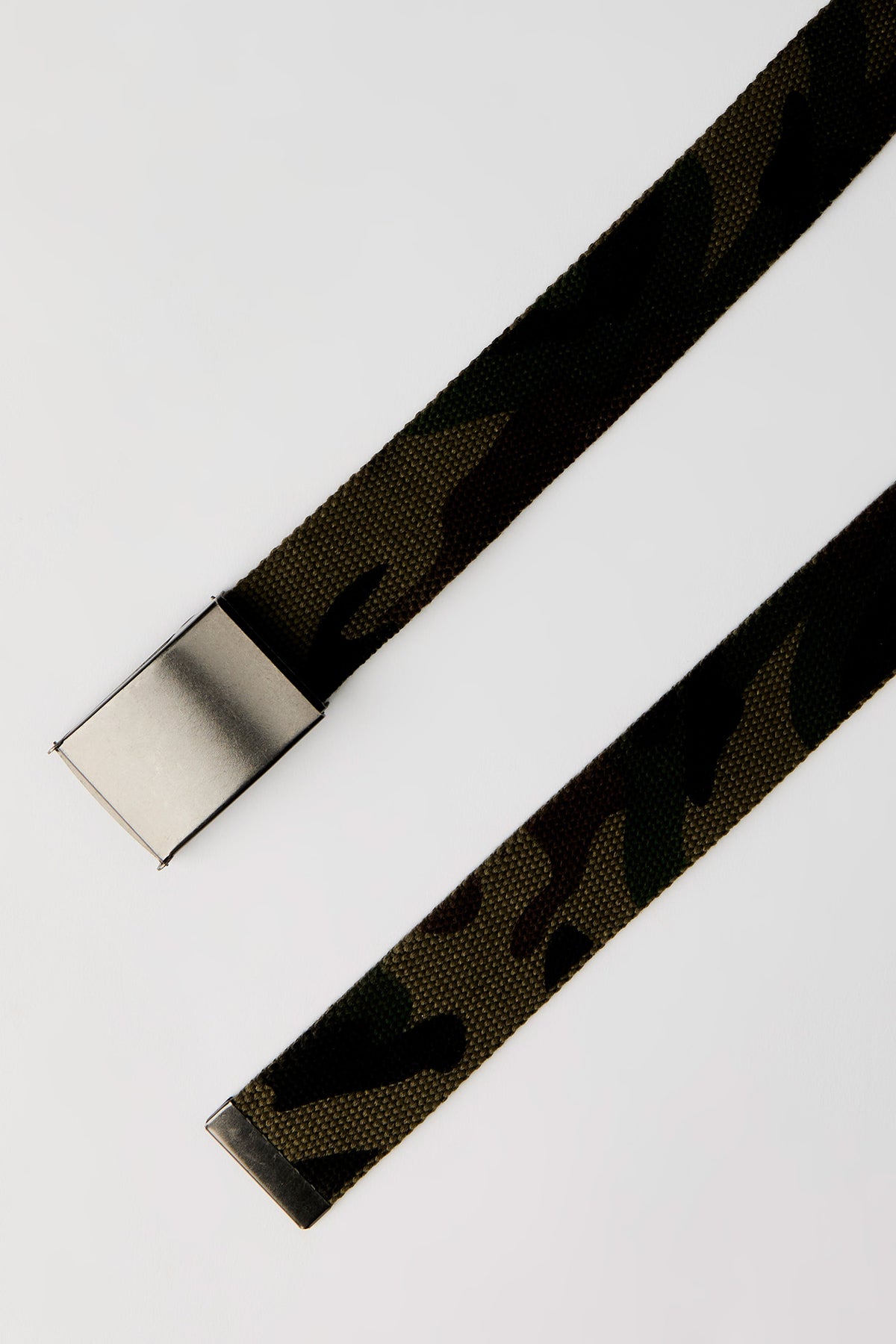 Alt View 2. Metal Buckle Belt - Camouflage