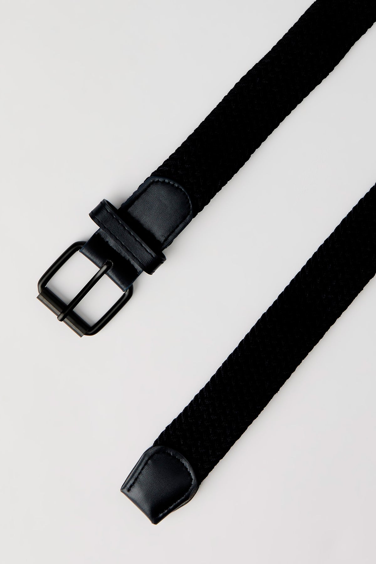 Alt View 2. Square Buckle Belt - Blue