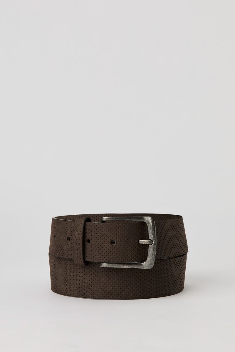 Faux Leather Textured Belt