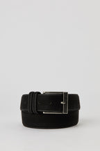 Ceinture en similicuir à surpiqûre contrastante