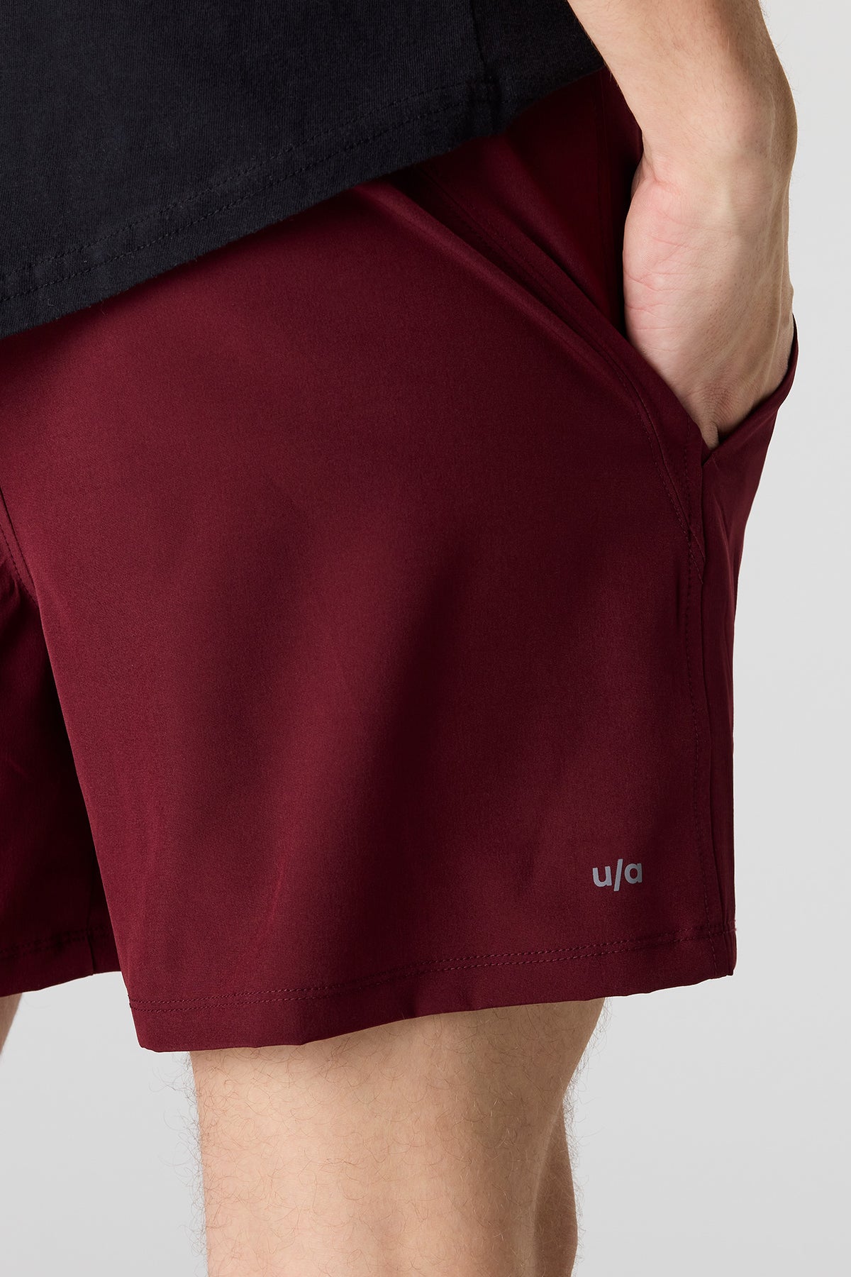 Alt View 4. U/A Short 5" - Burgundy