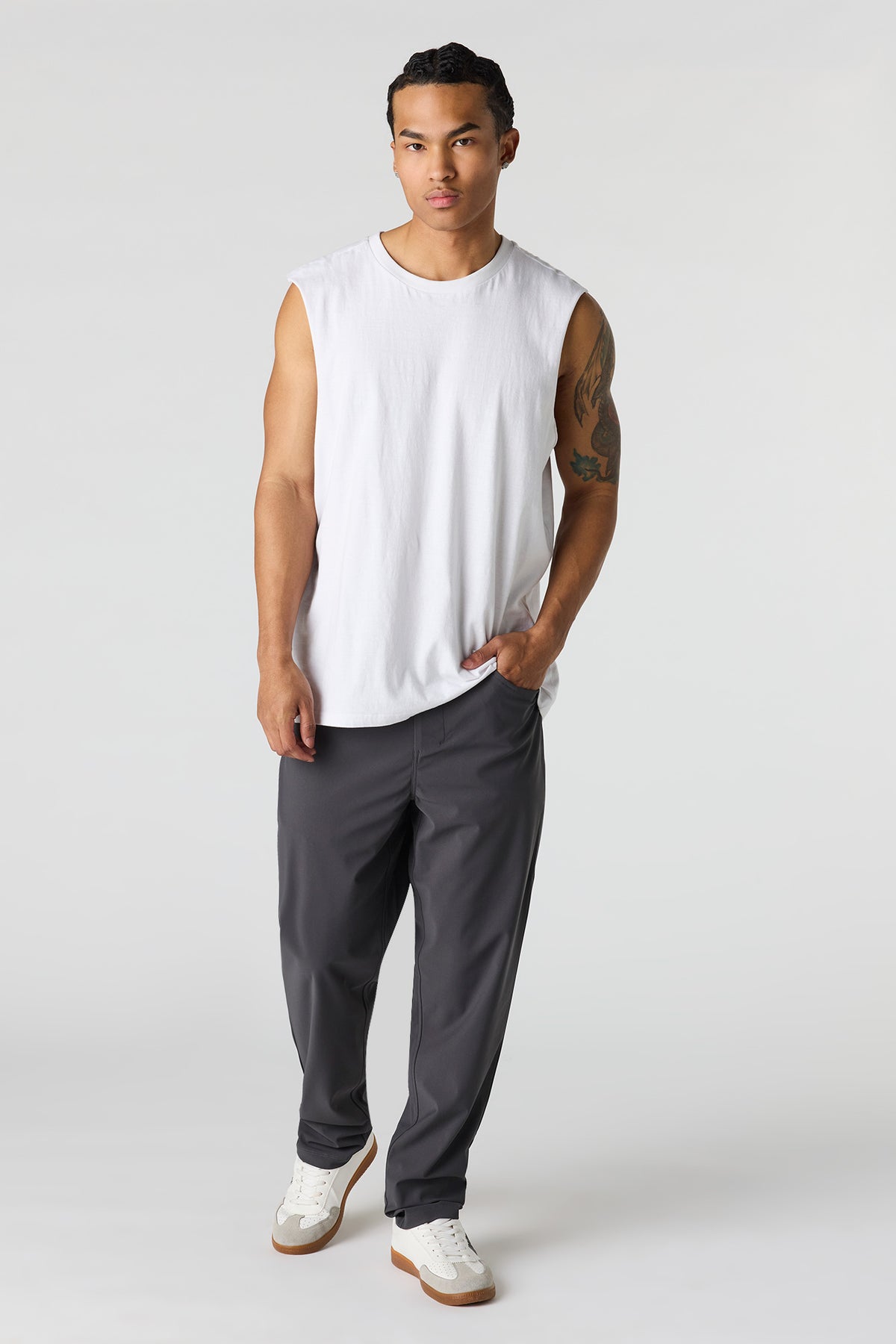 Alt View 2. U/A DryStretch Trouser - Dark Grey