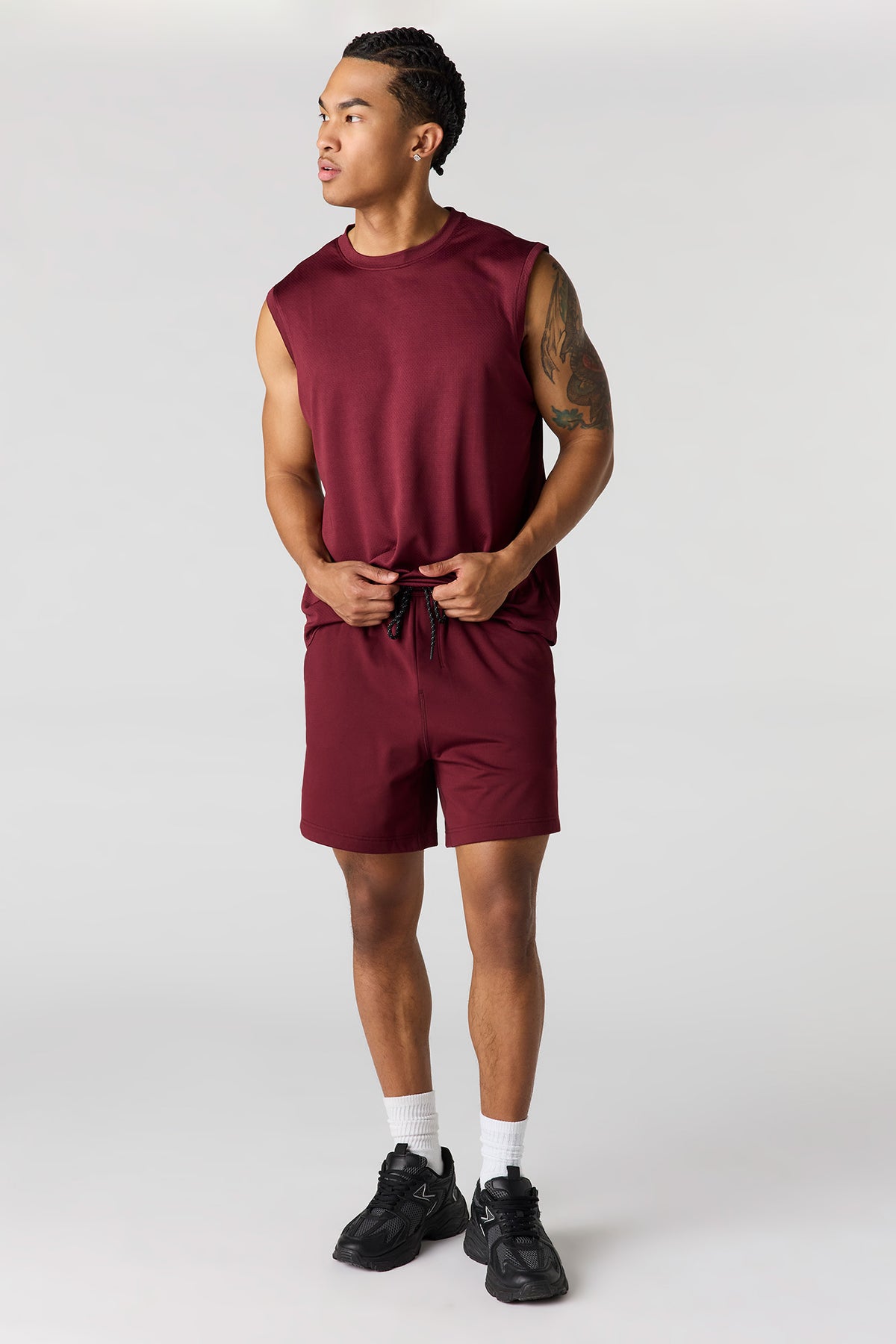 Vue alternative 2. Short Active à taille coulissante