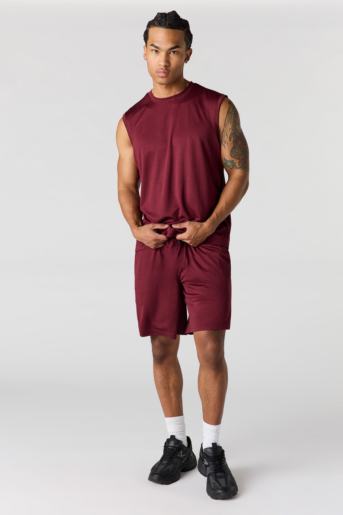 Vue alternative 2. Short Active en filet uni
