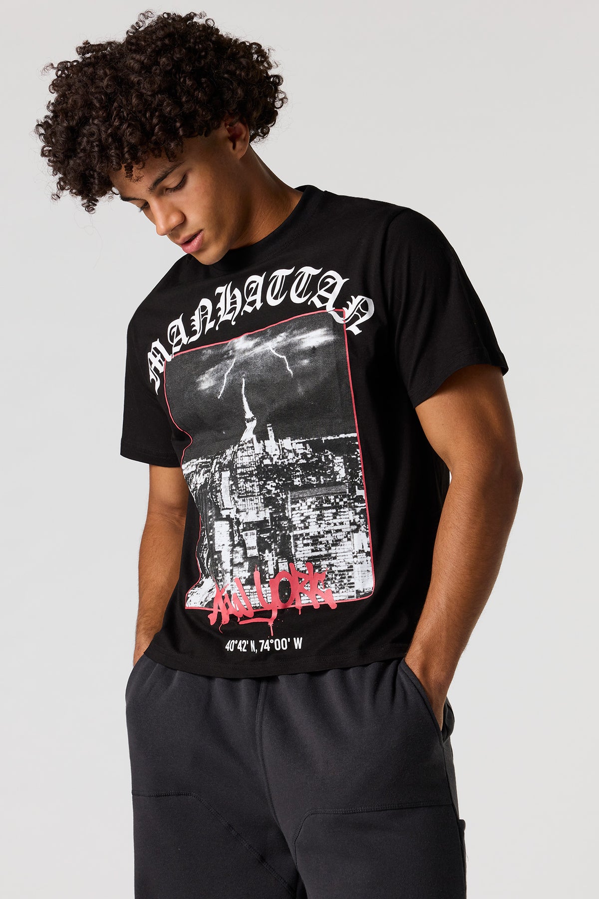 T-shirt à imprimé Manhattan 