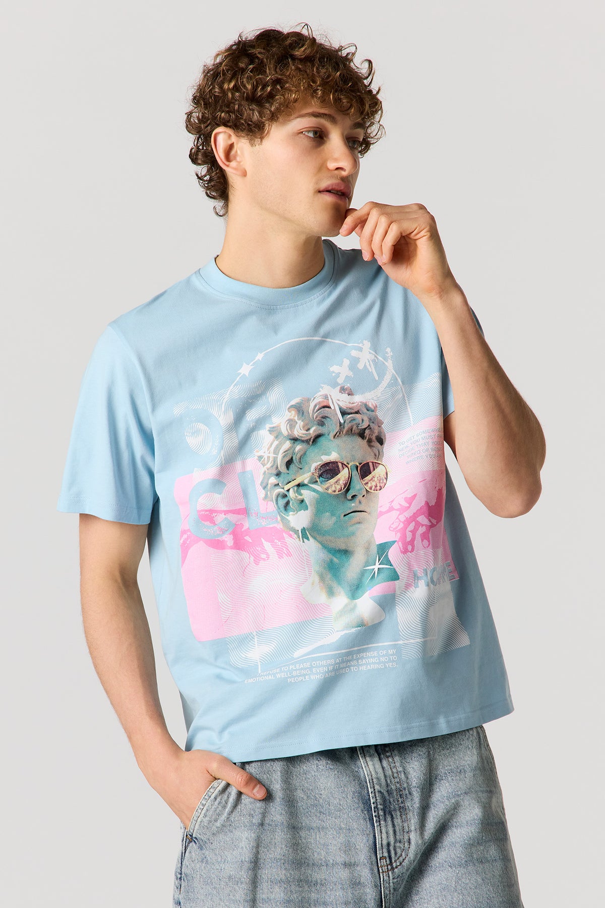 T-shirt à imprimé Official Statue