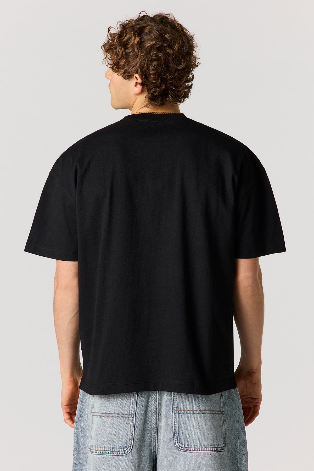 Alt View 2. Born Real Graphic T-Shirt - Black