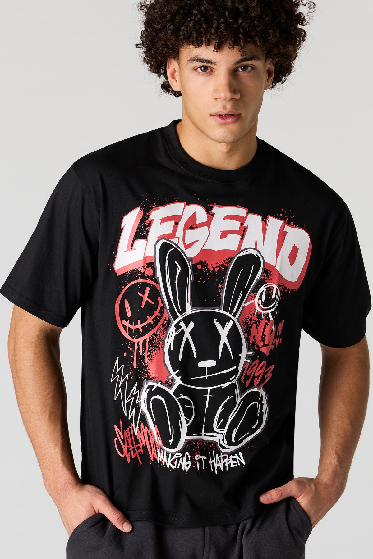 T-shirt à imprimé Lapin