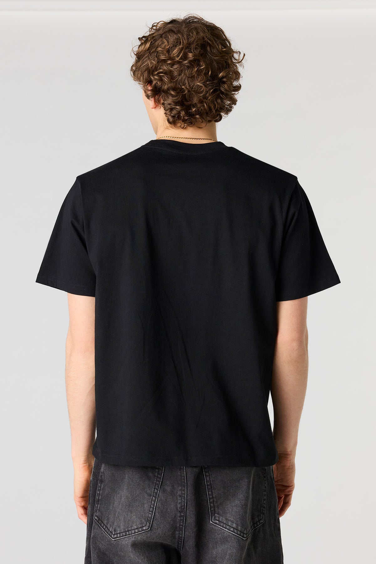 Alt View 2. Cocktail Puff Print T-Shirt - Black