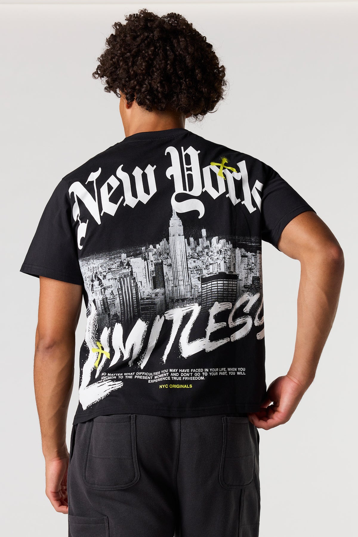 T-shirt à imprimé NY