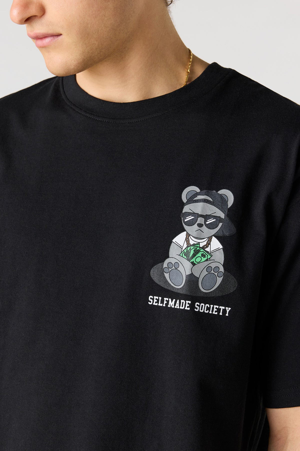 Vue alternative 4. T-shirt à imprimé HD Luxury Teddy
