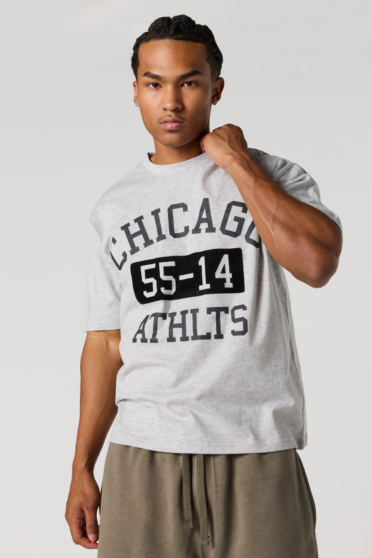 Chicago Graphic T-Shirt - Heather Grey