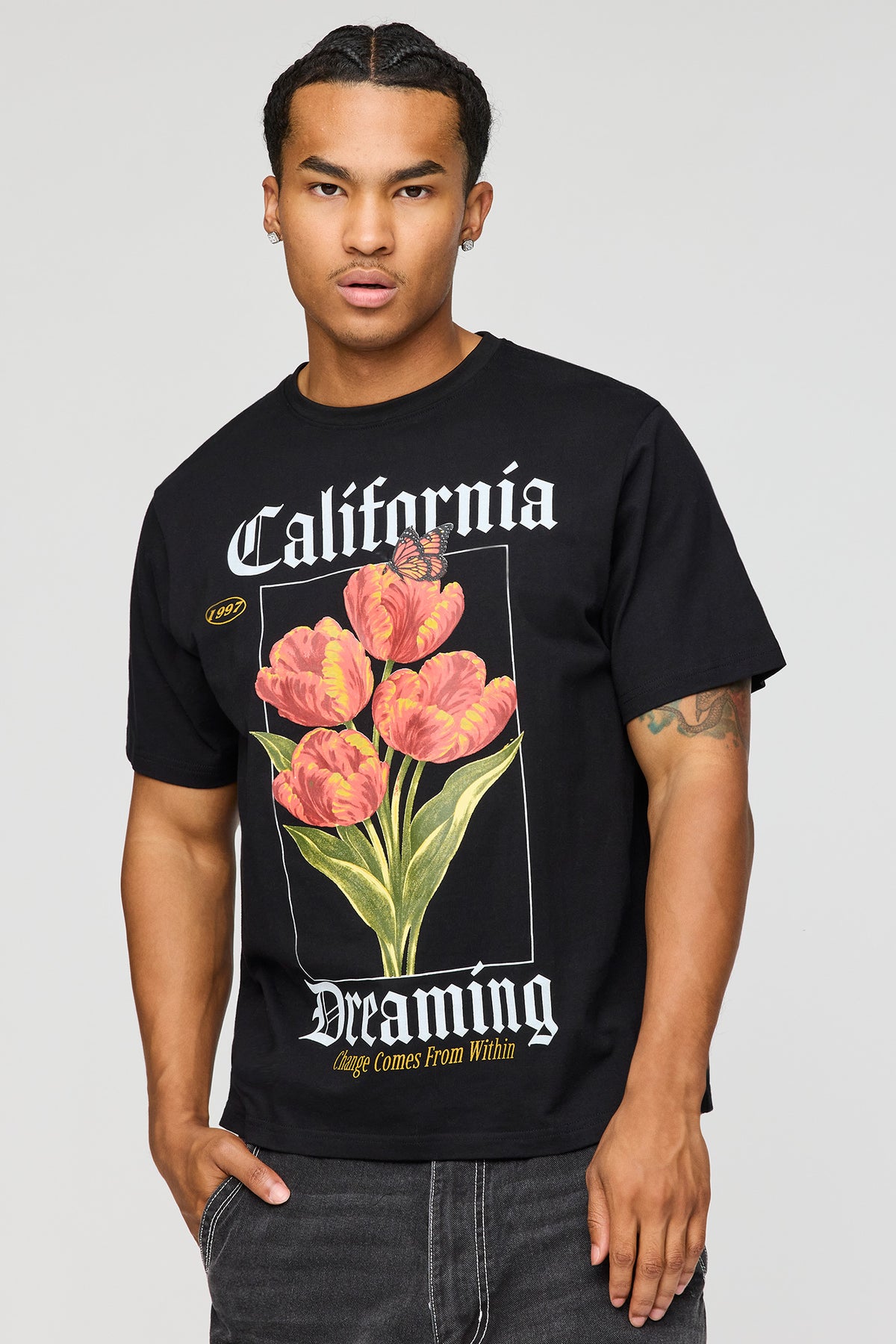 T-shirt fleuri