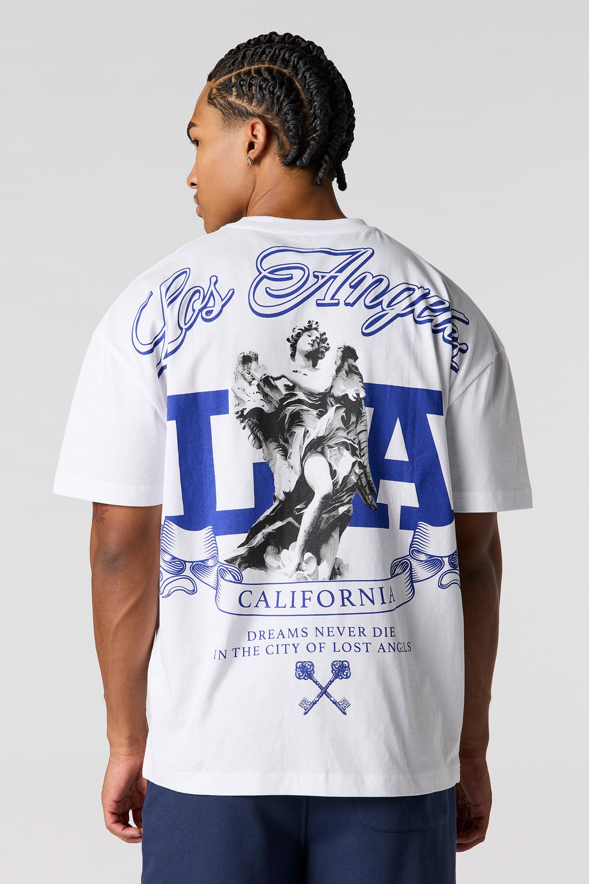 T-shirt à imprimé LA