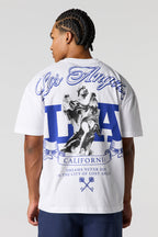 T-shirt à imprimé LA