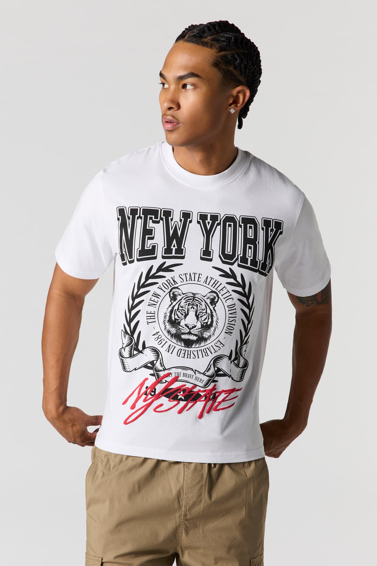 Puff Print T-Shirt - White