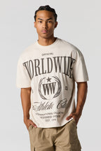 T-shirt à imprimé en relief
