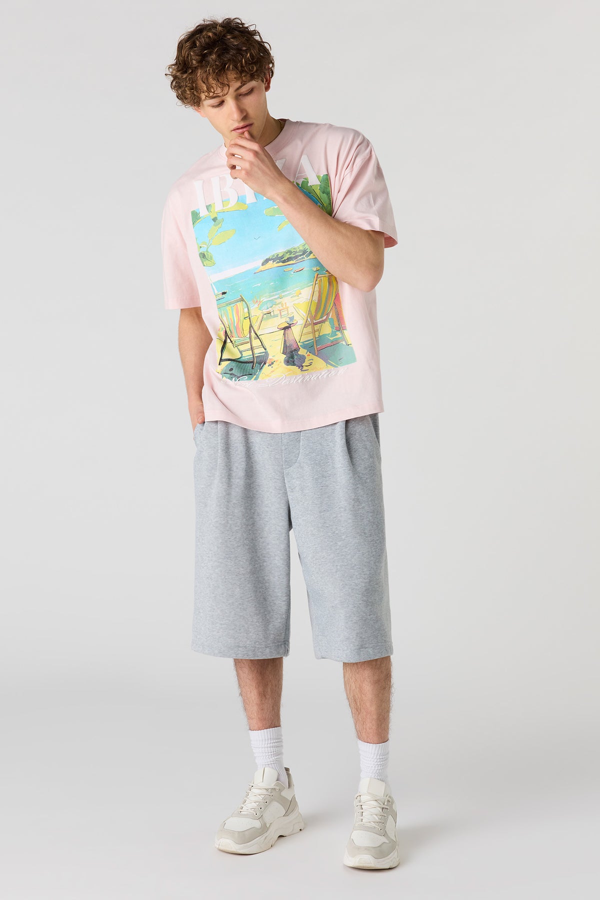 Vue alternative 3. T-shirt à imprimé en relief Ibiza