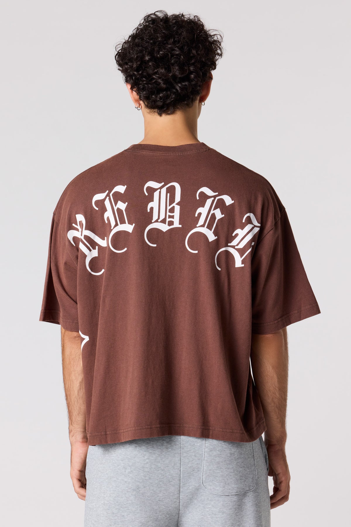 Rebel Graphic T-Shirt - Brown