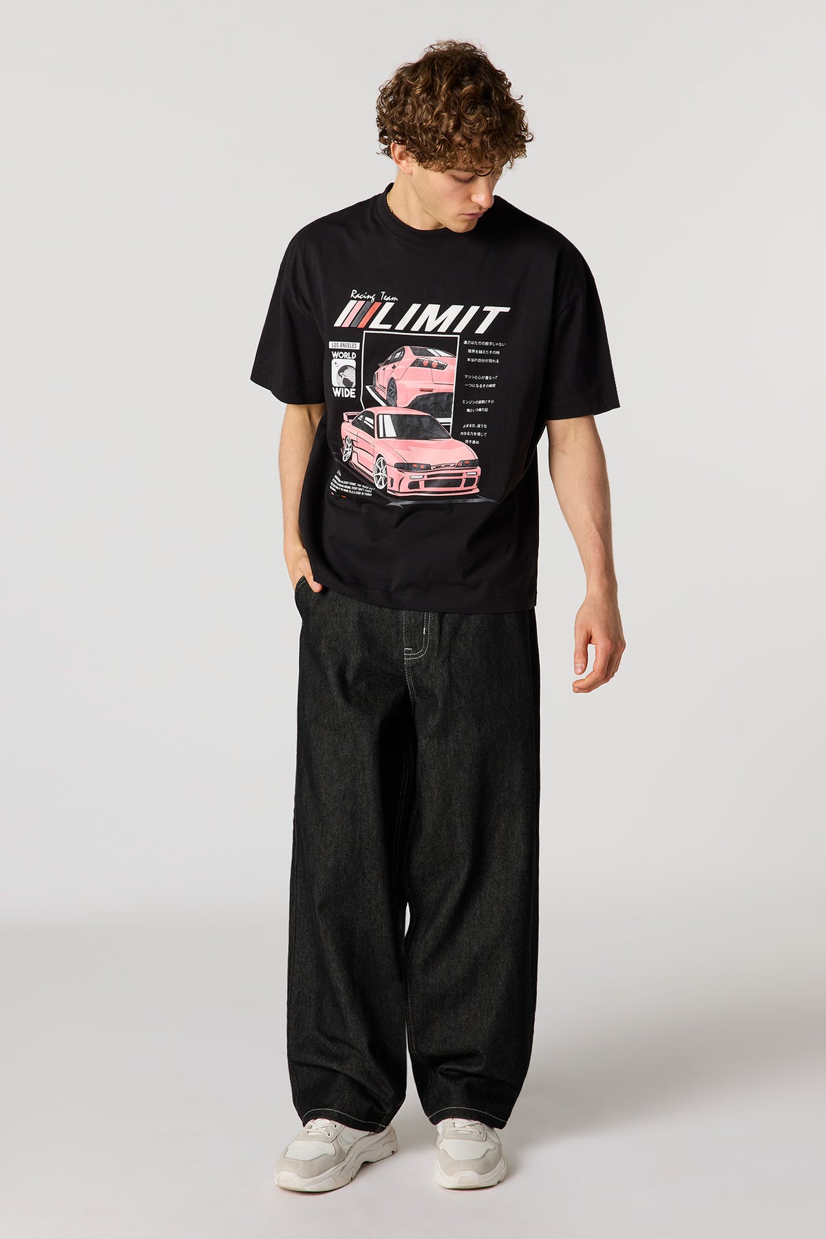 Vue alternative 3. T-shirt décontracté à imprimé Racing