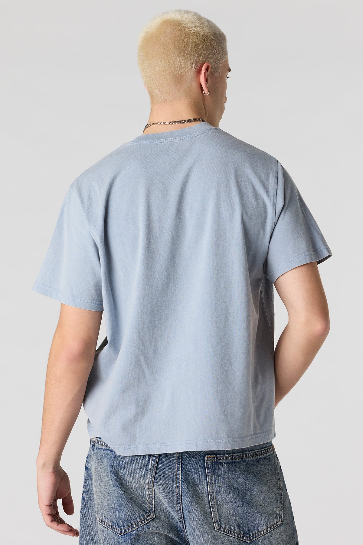 Vue alternative 2. T-shirt délavé à imprimé Mount Fuji
