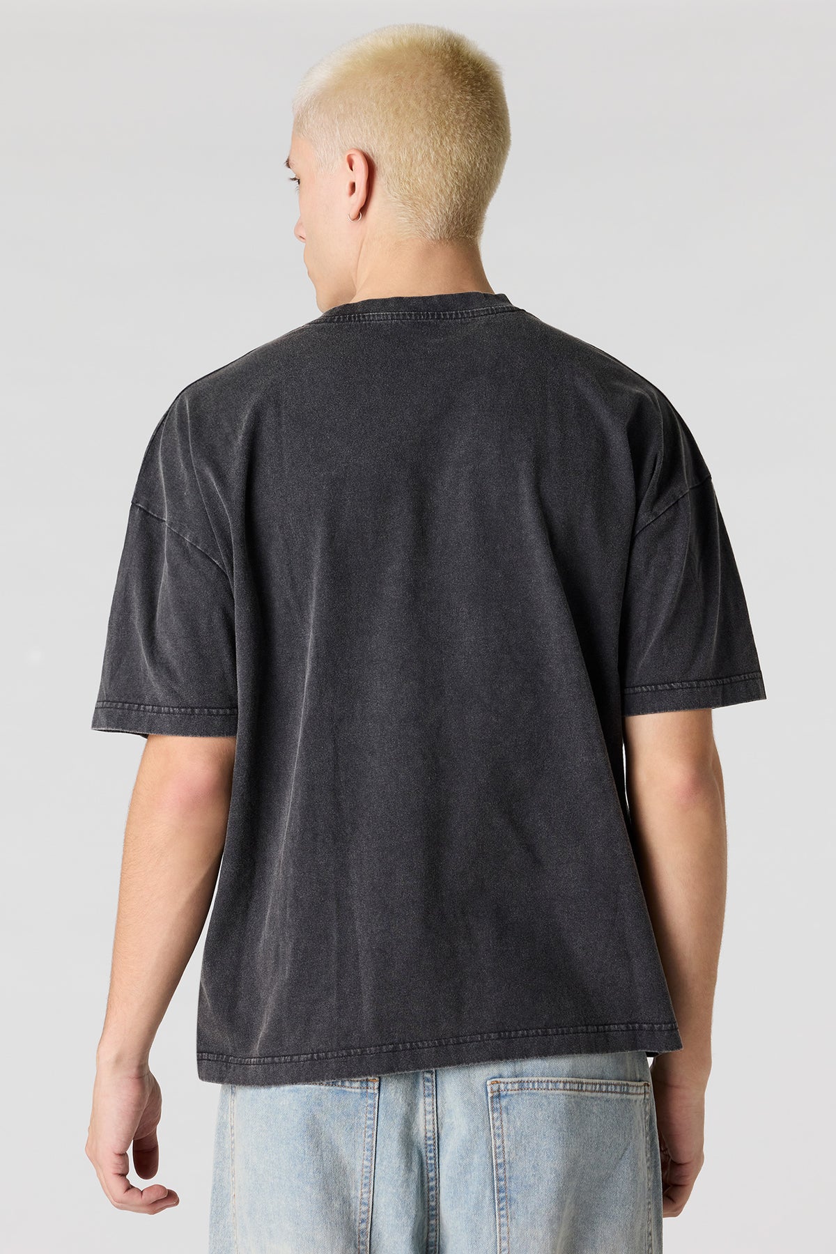 Vue alternative 2. T-shirt délavé à imprimé Martini