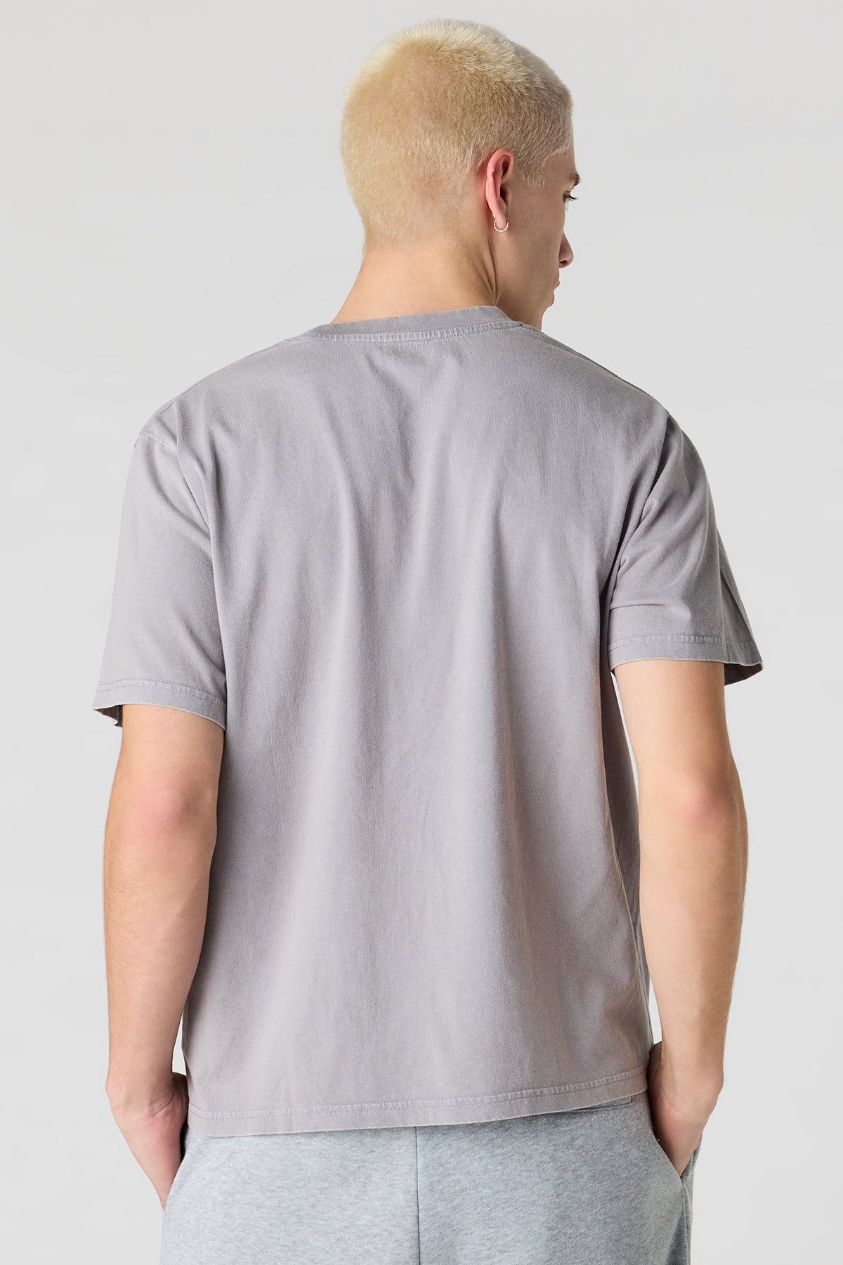 Vue alternative 2. T-shirt délavé à imprimé New York