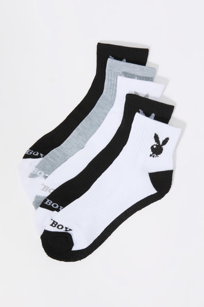 Playboy Athletic Ankle Socks (5 Pack)
