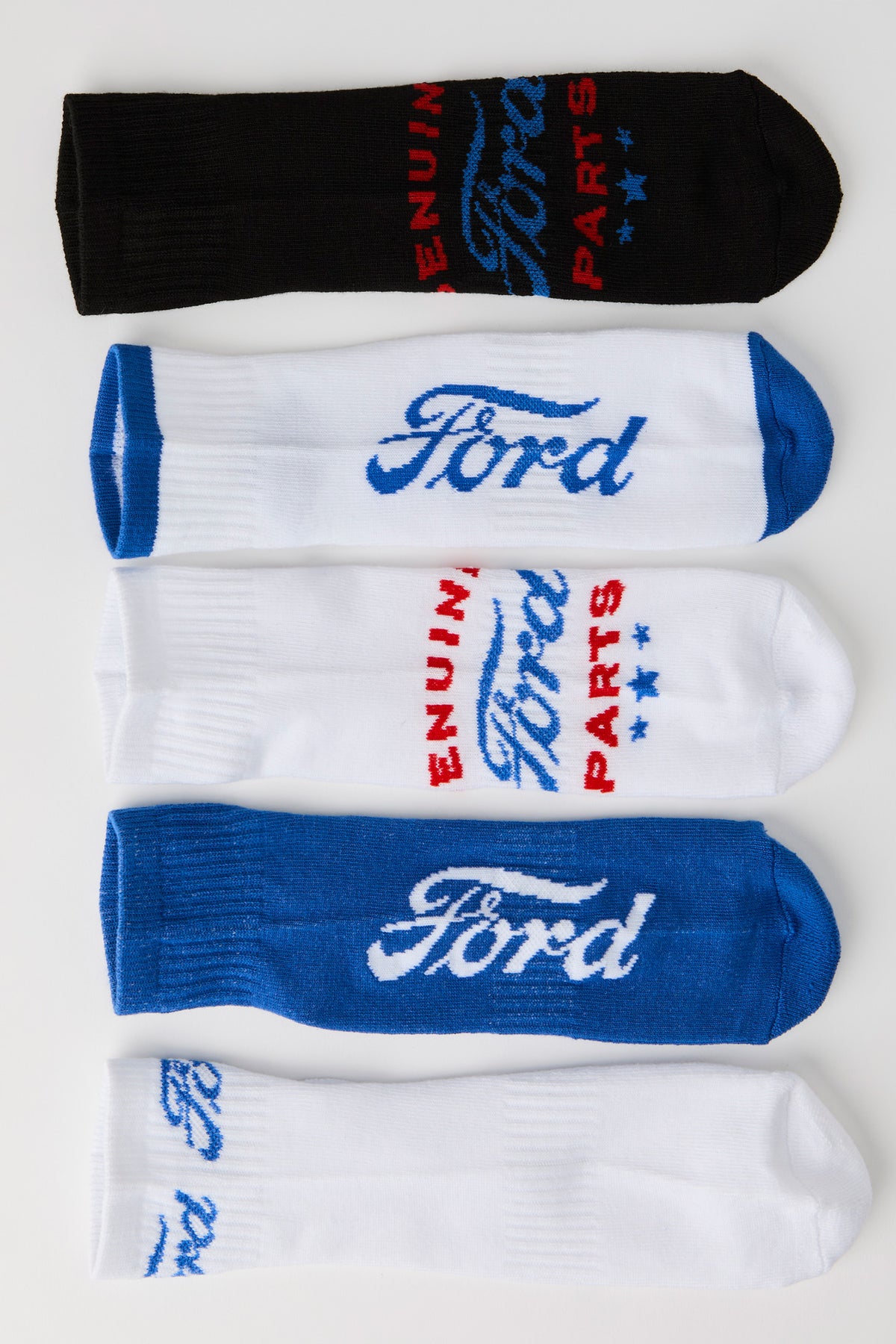Vue alternative 2. Chaussettes à imprimé Ford (5 paires)