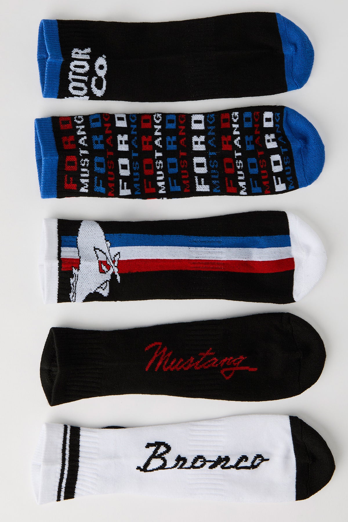 Vue alternative 2. Chaussettes à imprimé Ford (5 paires)