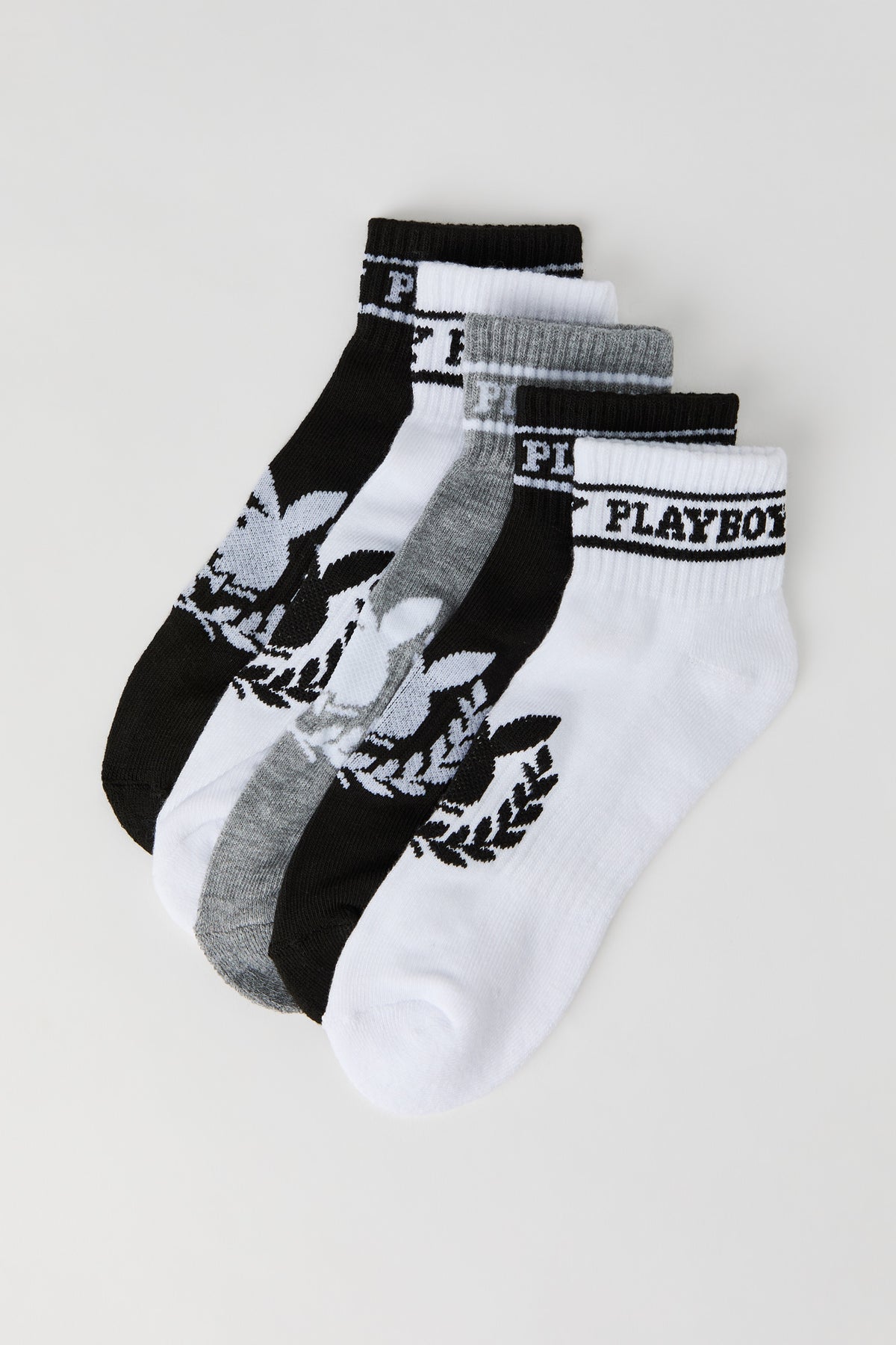 Chaussettes un quart Playboy (paquet de 5)