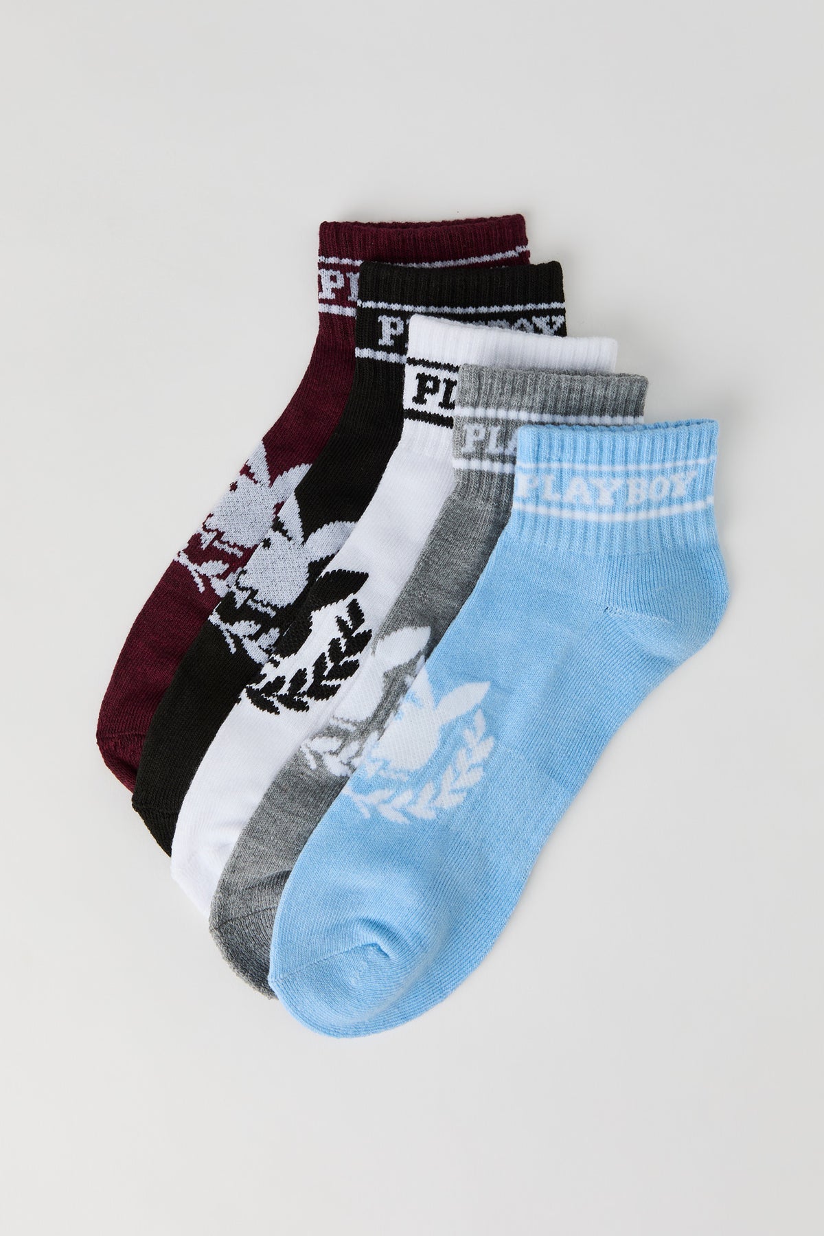 Chaussettes un quart Playboy (paquet de 5)