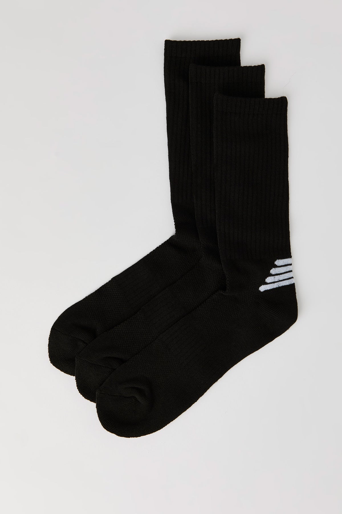 Colourblock Ankle Socks (3 Pack) - Black