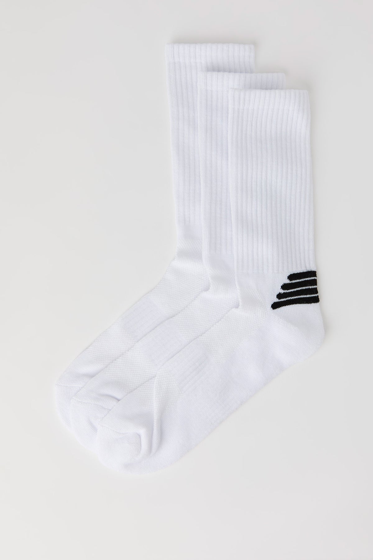 Colourblock Ankle Socks (3 Pack) - White