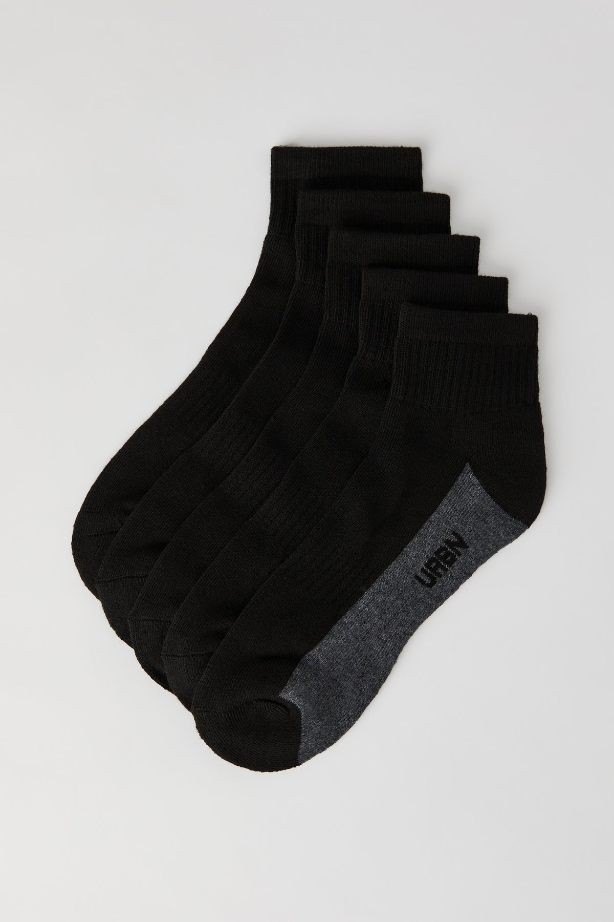 Athletic Socks (5 Pack) - Black