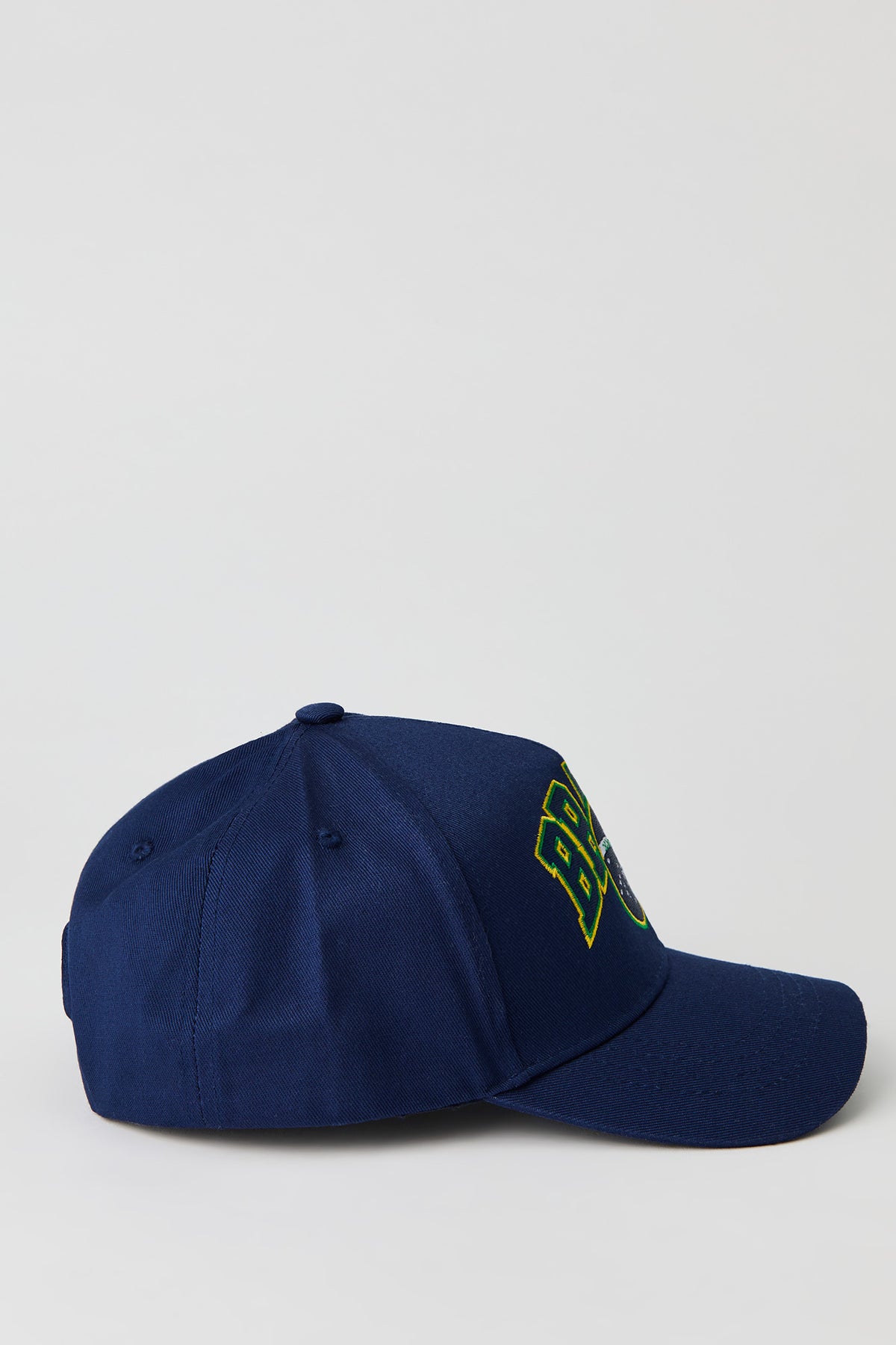 Alt View 2. Brazil Embroidered Baseball Hat - Navy