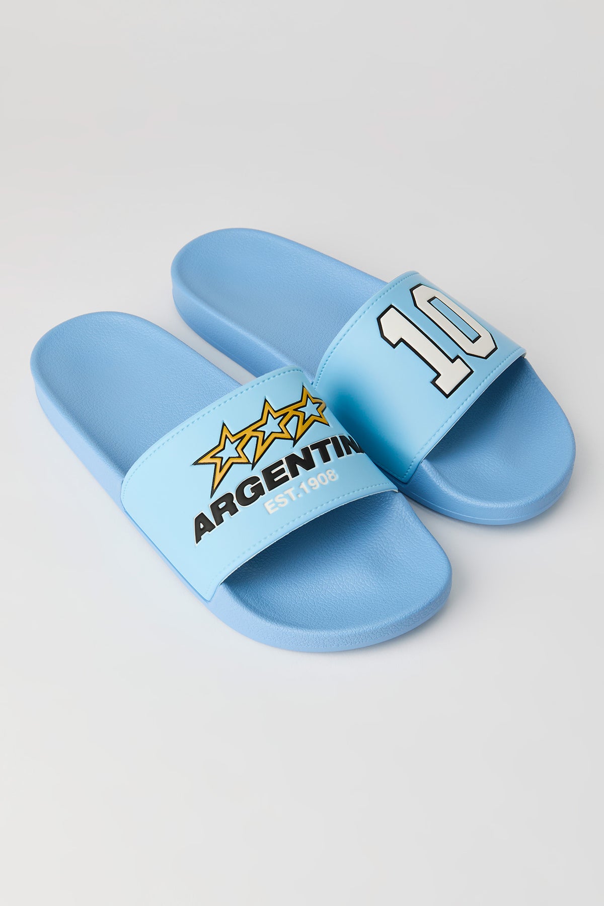 Vue alternative 2. Mules avec motif embossé Argentine