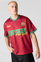 Portugal Graphic Mesh Soccer Jersey