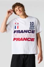 T-shirt de soccer à imprimé France