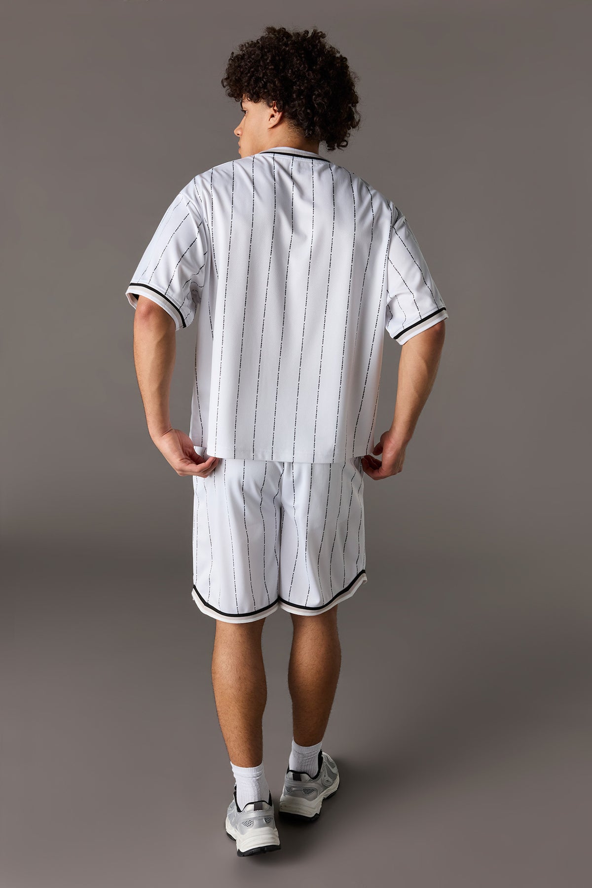 Alt View 3. Playboy Mesh Short - White