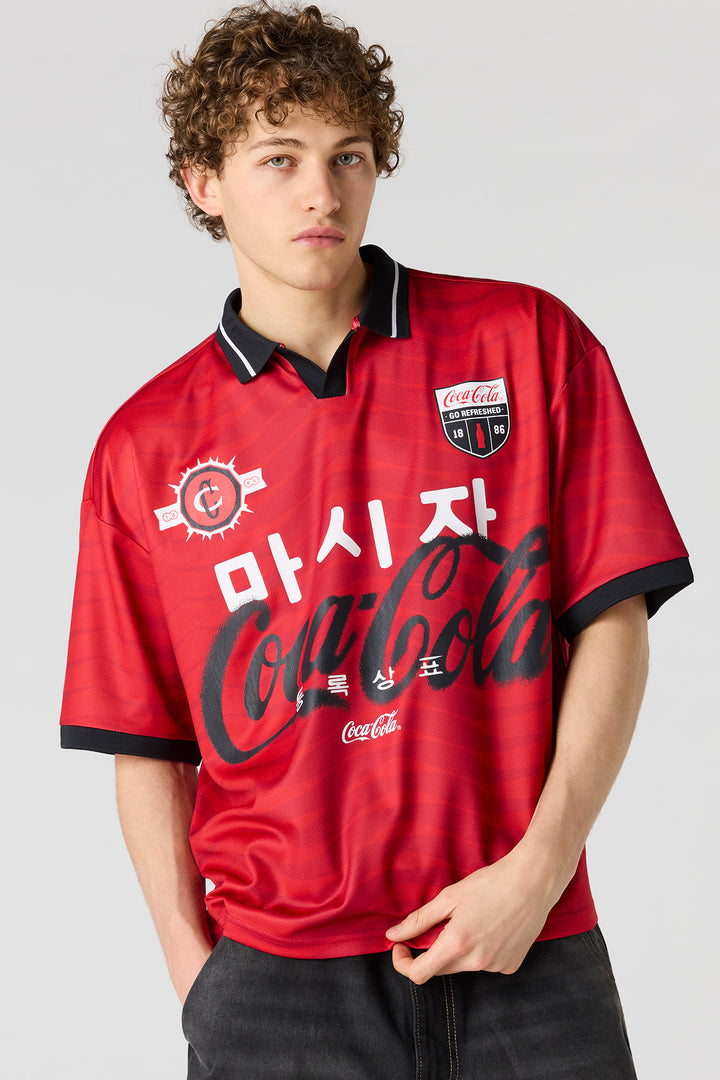Maillot Cyclisme Vintage Coca-Cola Homme XL Rouge - Fabriqué En Australie