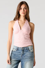 Lace Halter Top