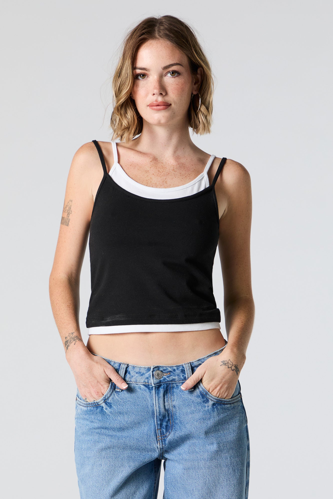 Layered Cropped Cami