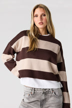 Striped Boxy Sweater