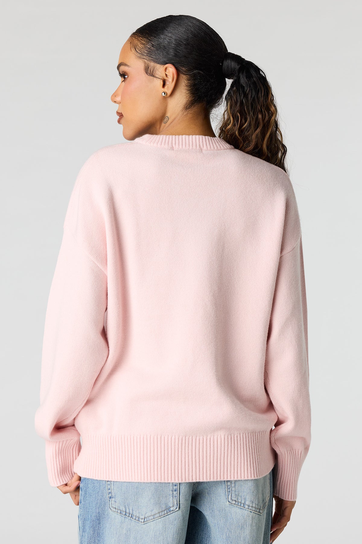 Vue alternative 2. Chandail en tricot de jacquard